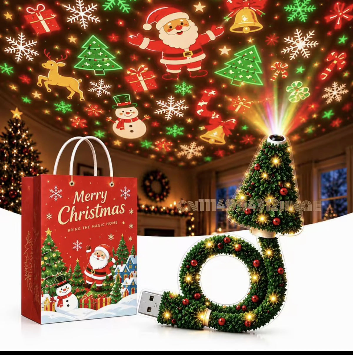 Christmas projector